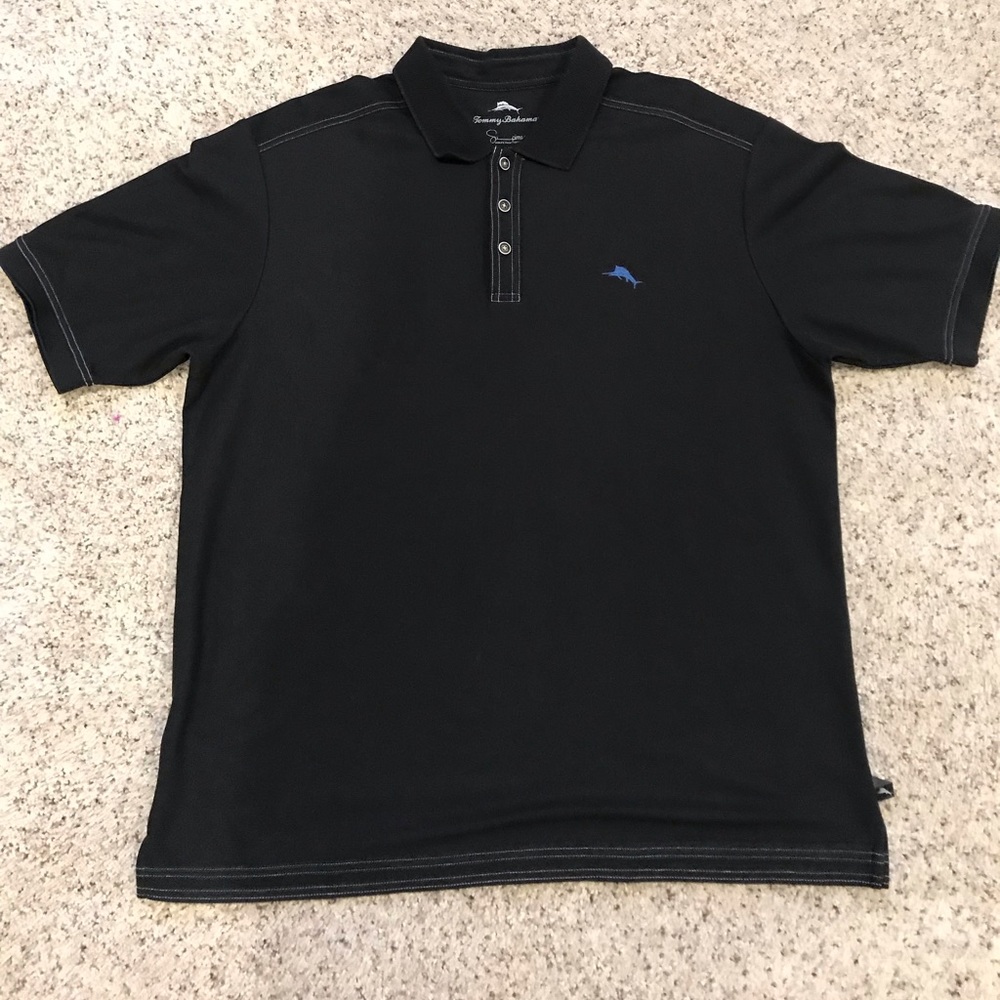 🌴 TOMMY BAHAMA - Black Size  Large - Picture 3 of 7